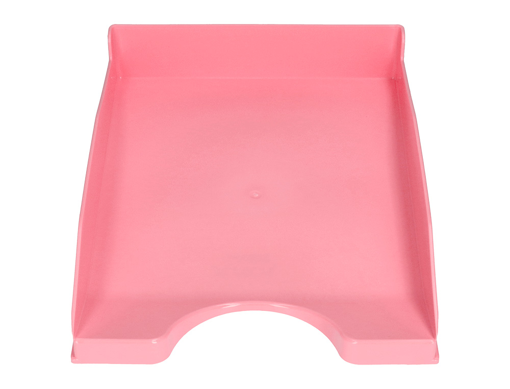 Bandeja de secretaria q-connect rosa pastel opaco 240x70x340mm ( Imagem 3 de 6 ) - Preview
