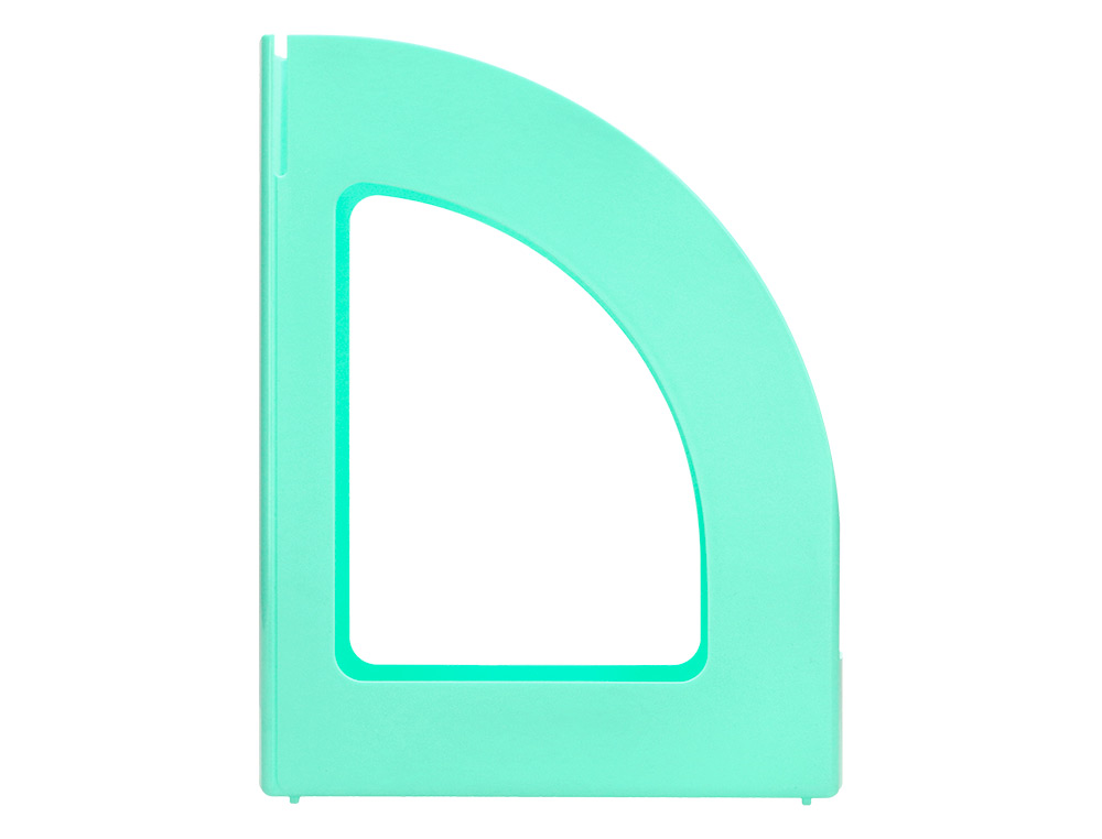 Porta revistas plastico q-connect cor menta ( Imagem 3 de 7 ) - Preview