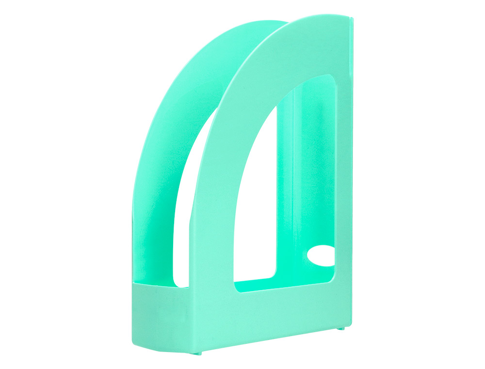 Porta revistas plastico q-connect cor menta ( Imagem 5 de 7 ) - Preview