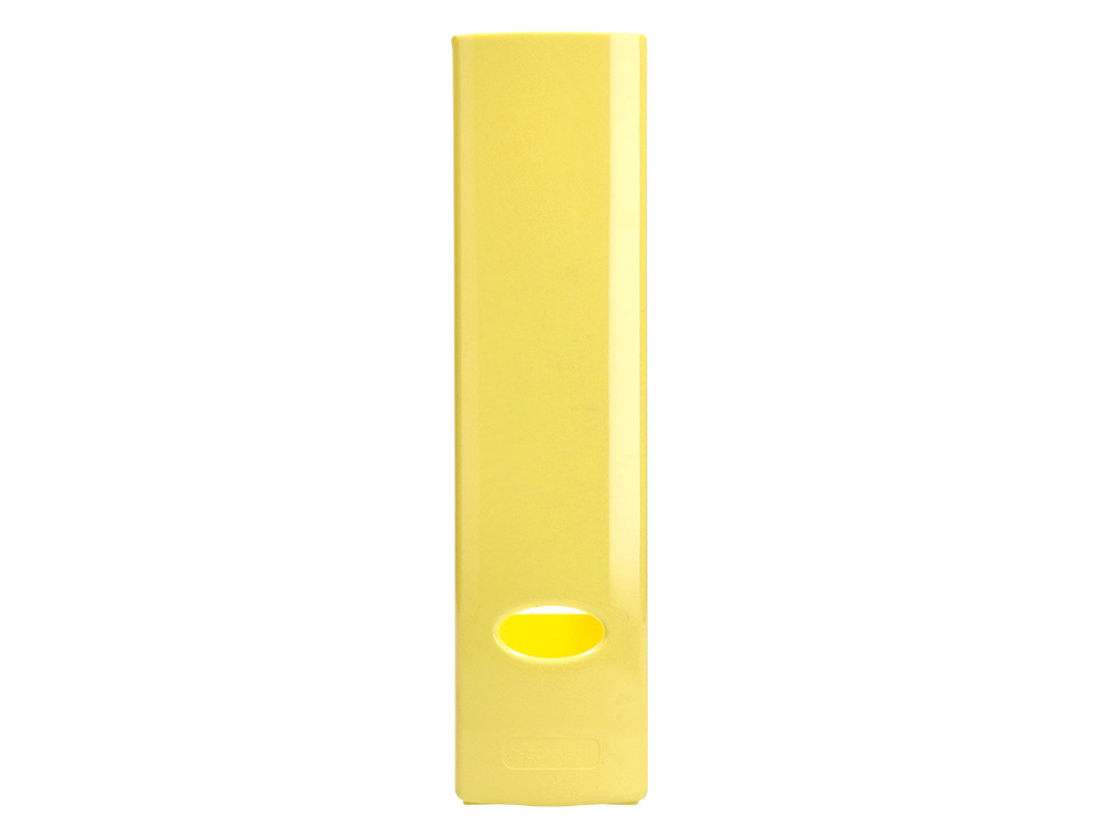 Porta revistas plastico q-connect cor amarelo pastel ( Imagem 2 de 7 ) - Preview