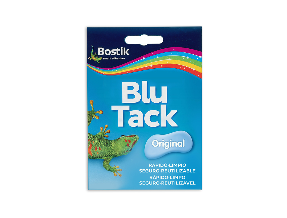 Massa adesiva blu-tack da bostik, paramultip. aplicacoes. ( Imagem 2 de 3 ) - Preview