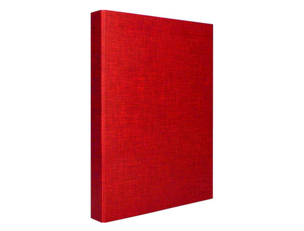 Capa liderpapel paper coat 4 aneis 40 mm forro pvc folio vermelho ( Imagem 3 de 15 ) - Preview