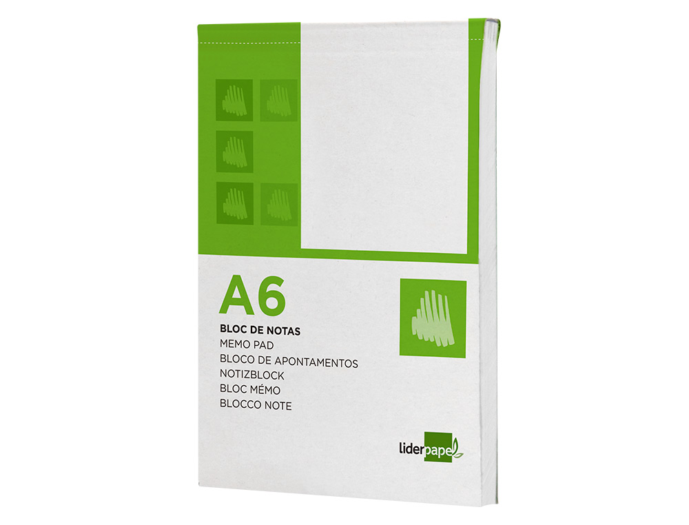 Bloco de apontamentos liderpapel din a6 80 f liso ( Imagem 4 de 19 ) - Preview