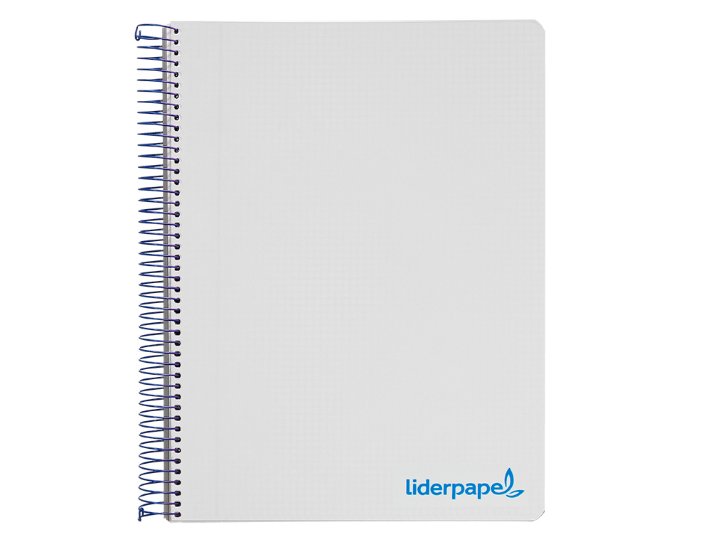 Caderno espiral liderpapel din a4 wonder capa plastico 120 f 90 gr quadricula 5 mm 5 bandas de cores 4 furos turquesa ( Imagem 3 de 16 ) - Preview