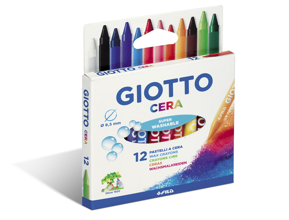Lápis de cera GIOTTO caixa com 12 cores ( Imagem 2 de 2 ) - Preview