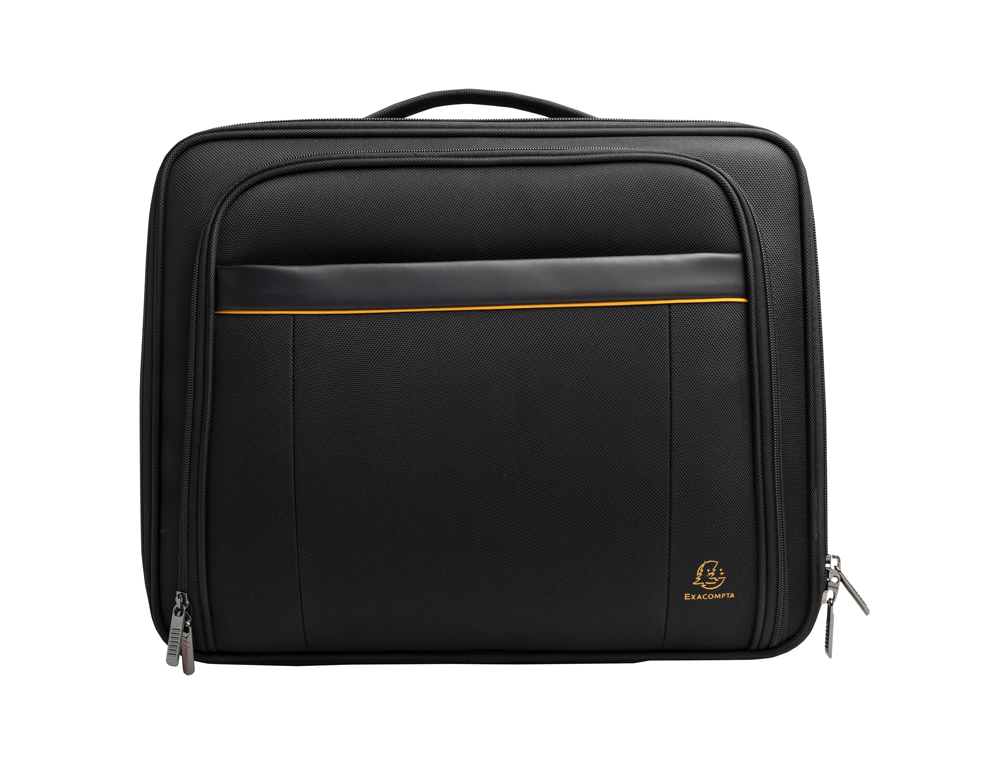 Mala para portatil exacompta valisette exactive 15.6/' slim com asa extraivel cor preto 440x370x200 mm ( Imagem 2 de 9 ) - Preview