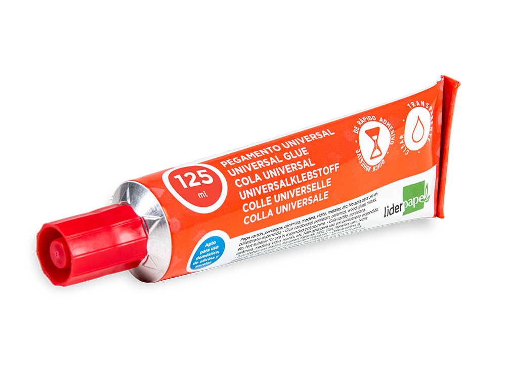 Cola liderpapel universal transparente 125 ml ( Imagem 3 de 7 ) - Preview