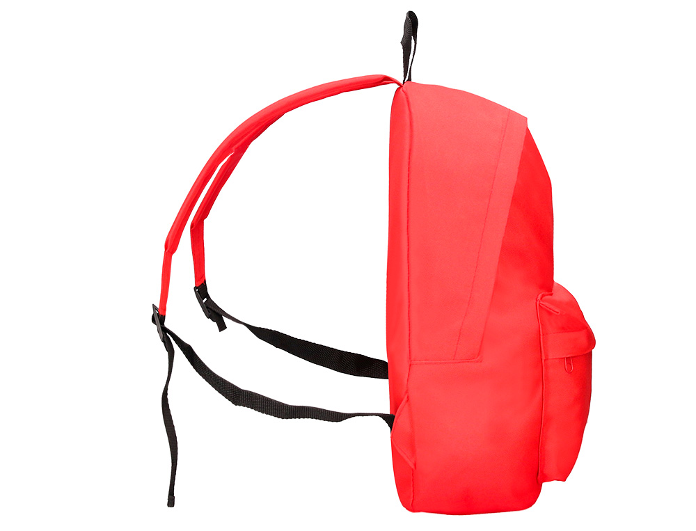 Mochila escolar liderpapel cor vermelho 400x125x300 mm ( Imagem 5 de 8 ) - Preview