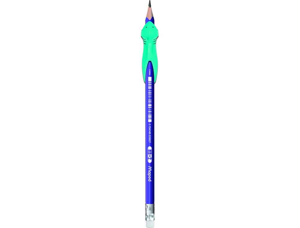 Lapis de grafite maped hb com borracha + adaptador ergonomico copo de 22 unidades ( Imagem 4 de 4 ) - Preview