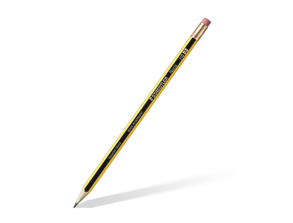 Lapis de grafite staedtler noris com borracha (12 unidades) ( Imagem 3 de 13 ) - Preview