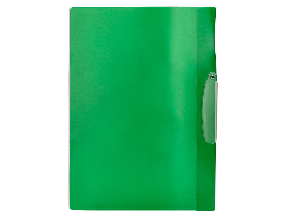 Pasta dossier com clip, transparente, verde (pack c/10) ( Imagem 3 de 5 ) - Preview