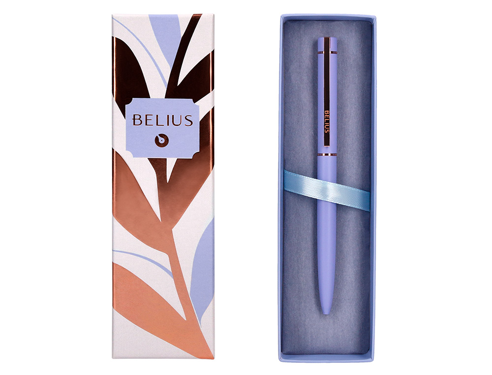 Esferografica belius rose lavanda tinta azul caixa de oferta ( Imagem 5 de 15 ) - Preview
