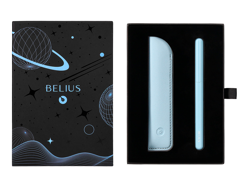Roller e bolsa de couro belius azul tinta preta caixa de oferta ( Imagem 5 de 19 ) - Preview