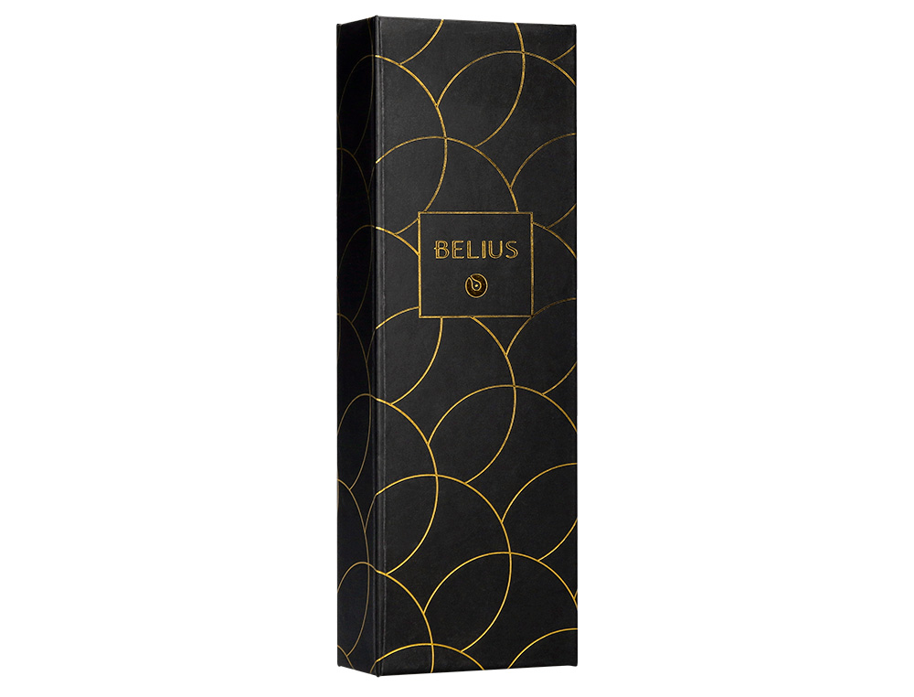 Esferografica belius passion dor aluminio escovado preto dourado tinta azul caixa de oferta ( Imagem 4 de 17 ) - Preview