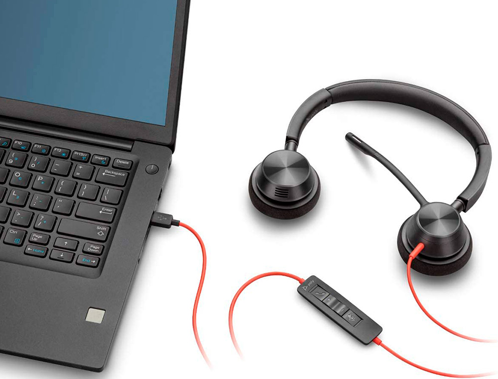 Auricular plantronics blackwire 3320 diadema binaural cabo usb-a ( Imagem 5 de 7 ) - Preview