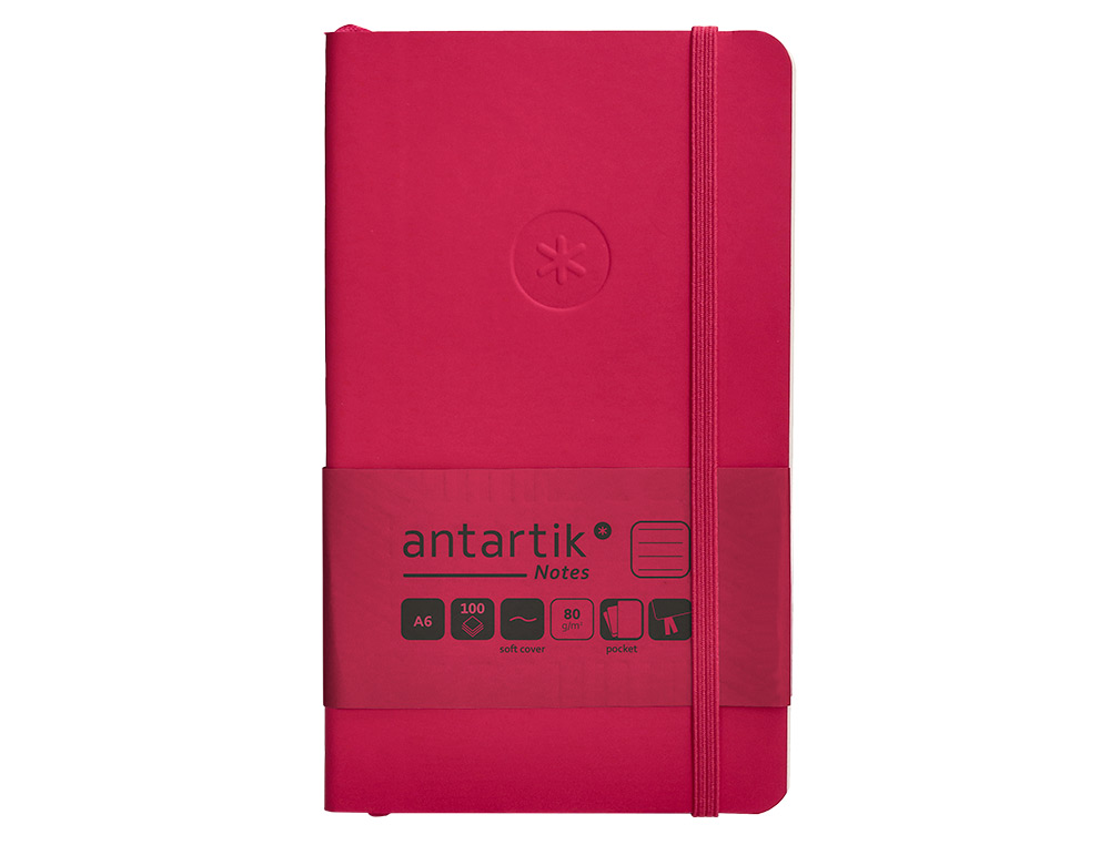 Caderno com elastico antartik capa mole a6 linhas bordeaux 100 folhas 80 gr fsc ( Imagem 2 de 11 ) - Preview