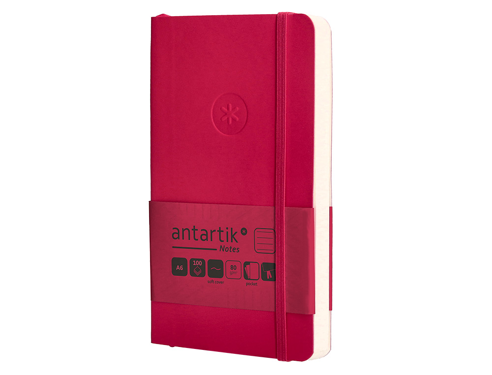 Caderno com elastico antartik capa mole a6 linhas bordeaux 100 folhas 80 gr fsc ( Imagem 4 de 11 ) - Preview