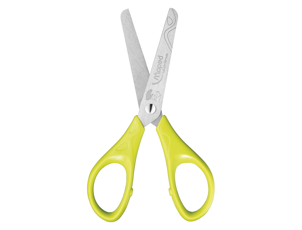 Tesoura escolar maped para esquerdinos 12 cm (10 unidades) ( Imagem 3 de 4 ) - Preview
