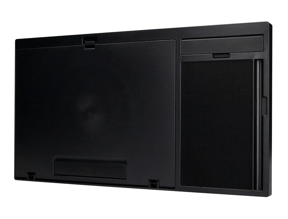 Suporte q-connect largo para portatil movel rato ate 17/' ajustavel 7 angulos diferentes preto 520x280x60 mm ( Imagem 3 de 14 ) - Preview
