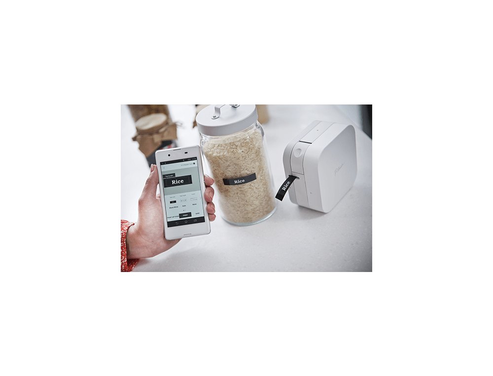Etiquetadora brother ptp300bt cube termica bluetooth velocidade 20 mm/s largura maxima fita 12 mm ( Imagem 3 de 7 ) - Preview