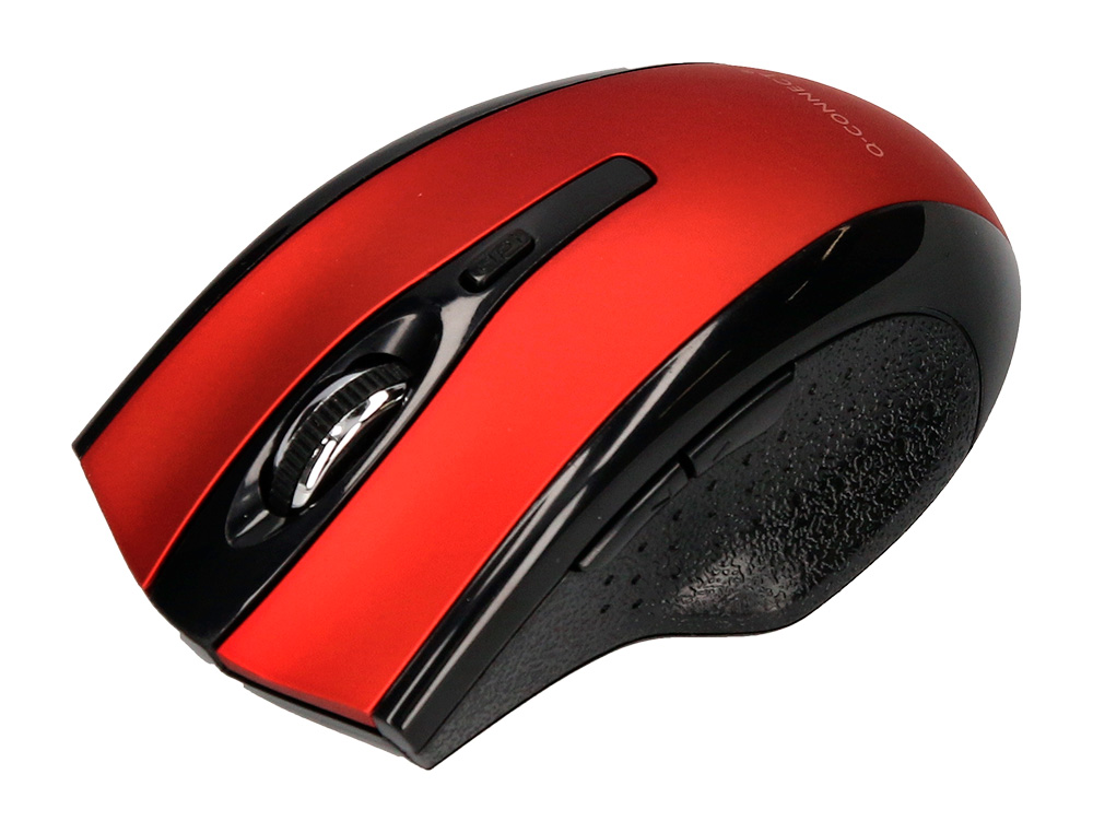Rato q-connect optico sem fios 1000 dpi recetor usb 2,4 ghz vermelho ( Imagem 3 de 9 ) - Preview