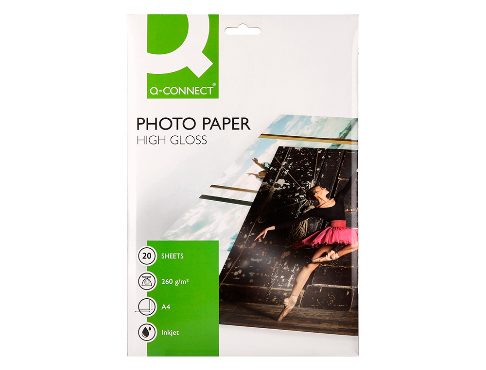 Papel Fotografia Q-Connect Glossy Caixa 20 Folhas 260 gr Papel Revestido ( Imagem 2 de 12 ) - Preview