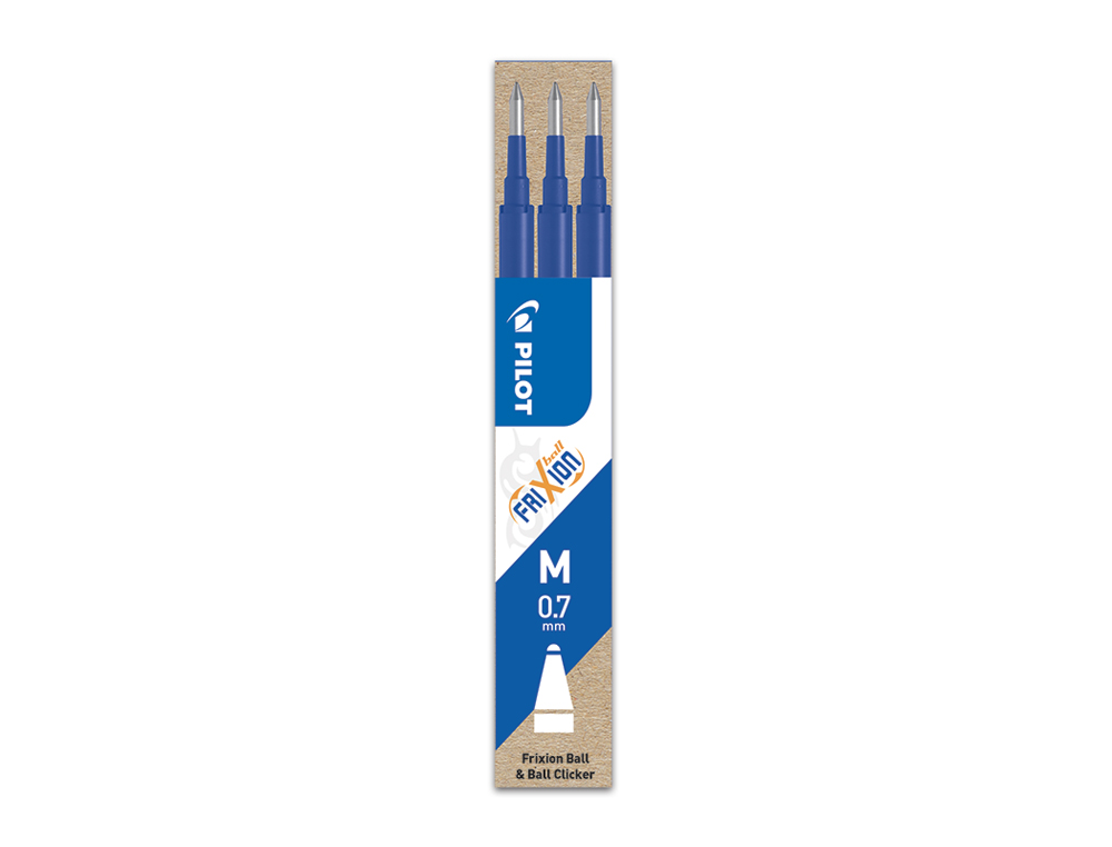 PILOT - 3 REC. FRIXION BLUE 0.7 - BLS-FR7-L-S3 ( Imagem 2 de 12 ) - Preview