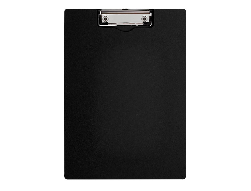Porta notas q-connect com mola miniclip superior din a4 plastico 50% reciclado preto espessura 2,1 mm ( Imagem 2 de 10 ) - Preview