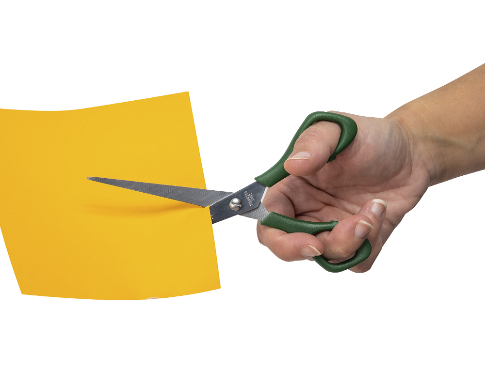 Tesoura de escritorio faibo em aco inoxidavel 16 cm ergonomica em blister ( Imagem 3 de 5 ) - Preview