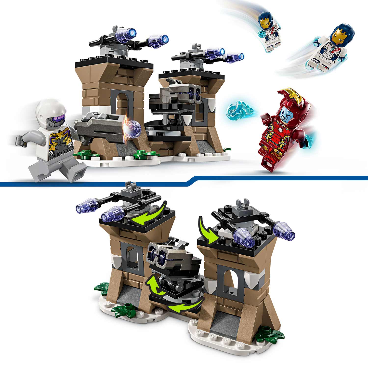Lego Marvel Iron Man E Legiao De Ferro Vs. Soldado Da Hydra 76288 ( Imagem 3 de 4 ) - Preview