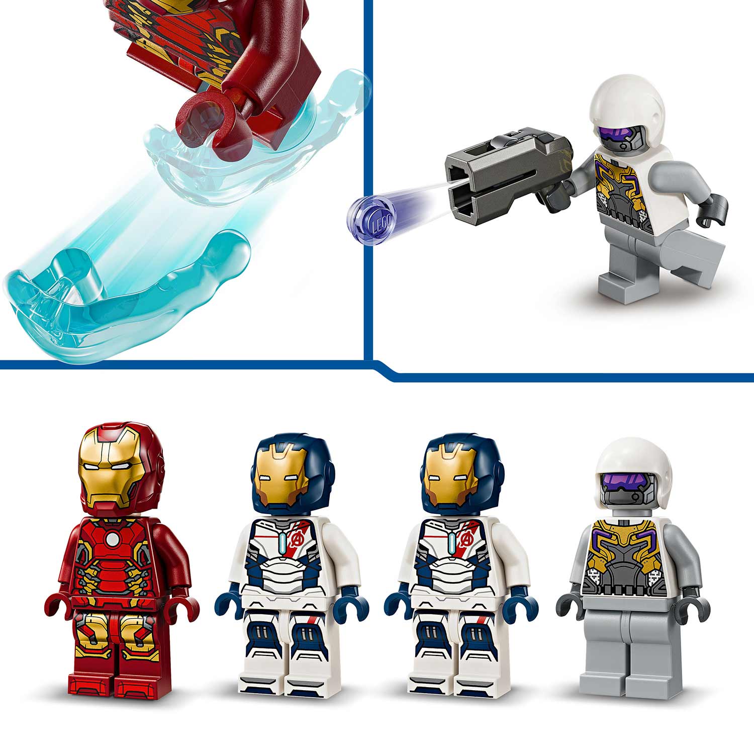 Lego Marvel Iron Man E Legiao De Ferro Vs. Soldado Da Hydra 76288 ( Imagem 4 de 4 ) - Preview