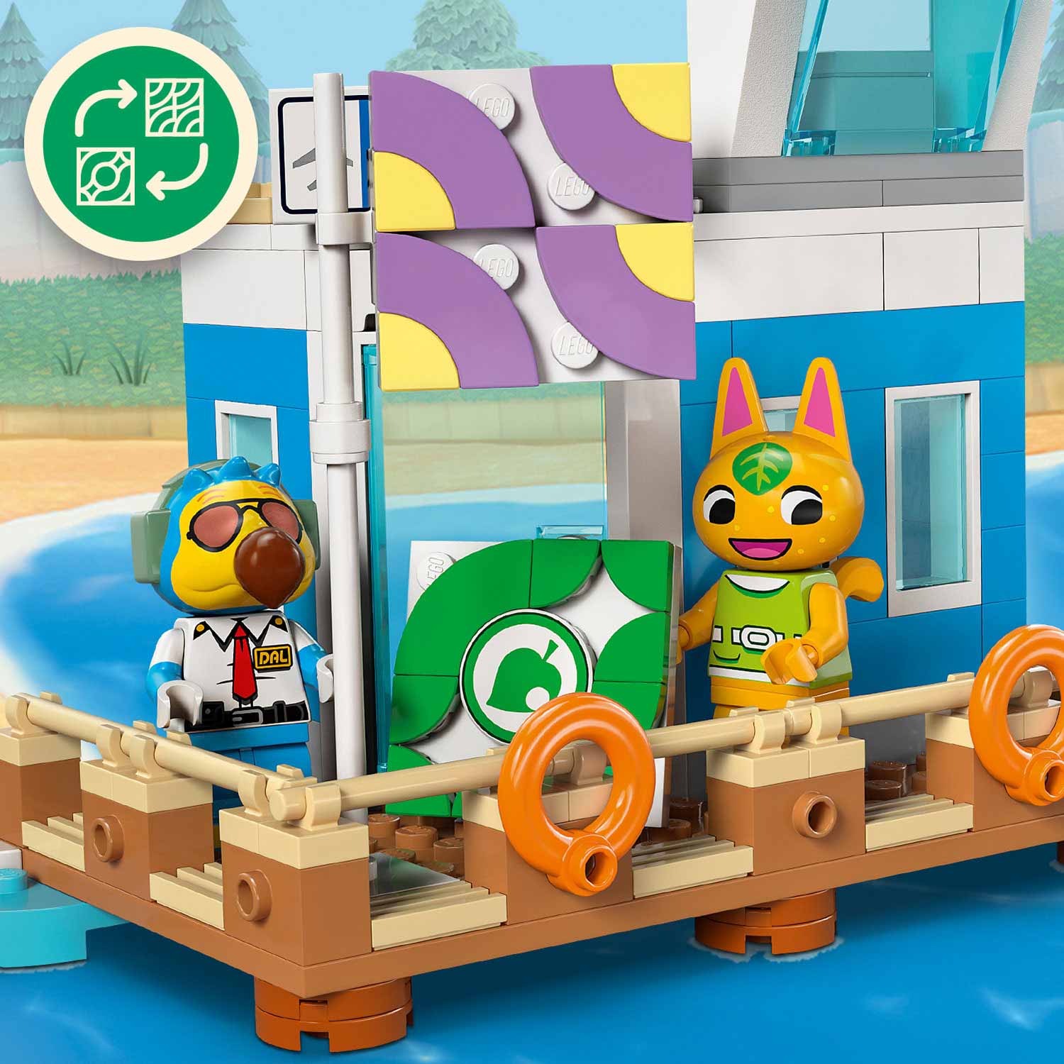 LEGO Animal Crossing Viagem com a Dodo Airlines 77051 ( Imagem 3 de 4 ) - Preview