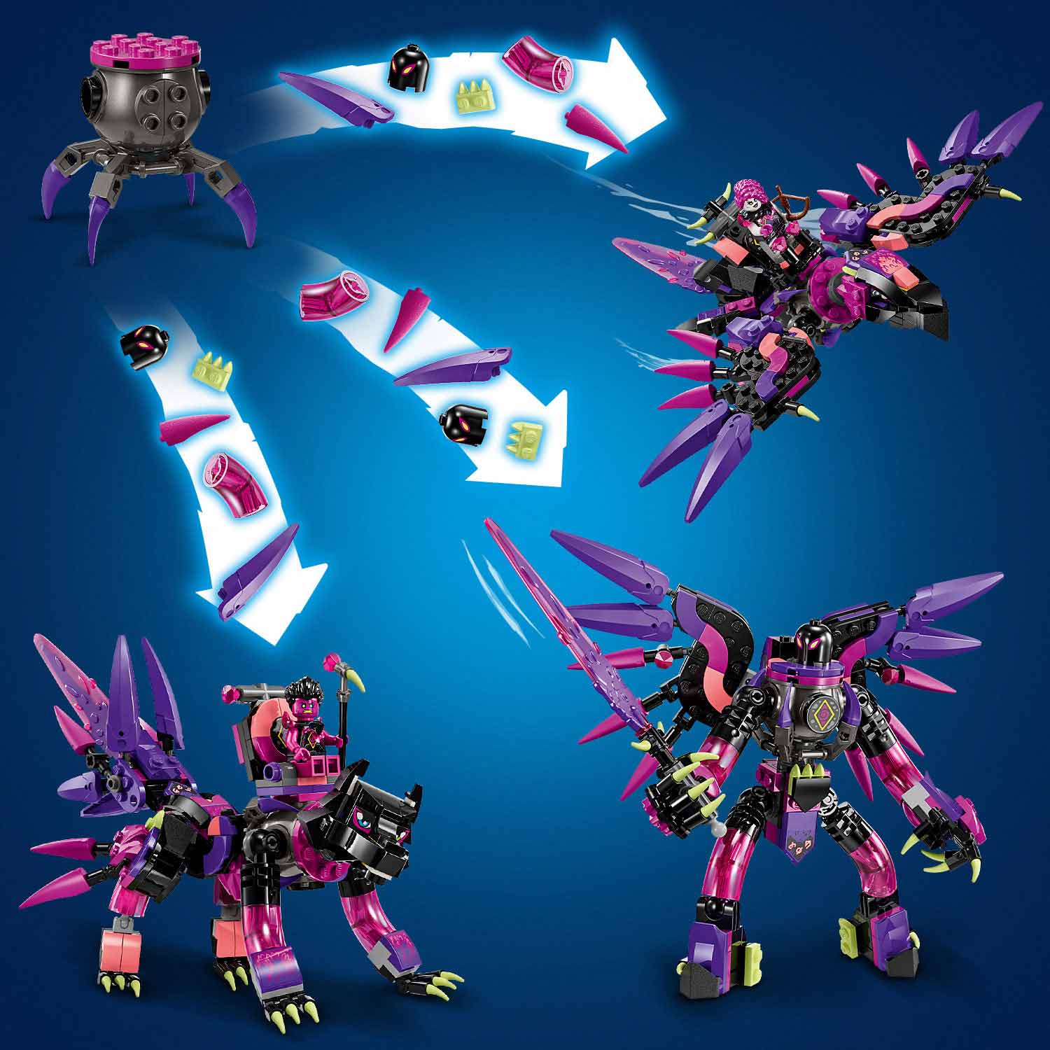 LEGO® DREAMZzz™ - Criaturas Assombrosas da Bruxa do Nunca - 71483 ( Imagem 3 de 4 ) - Preview