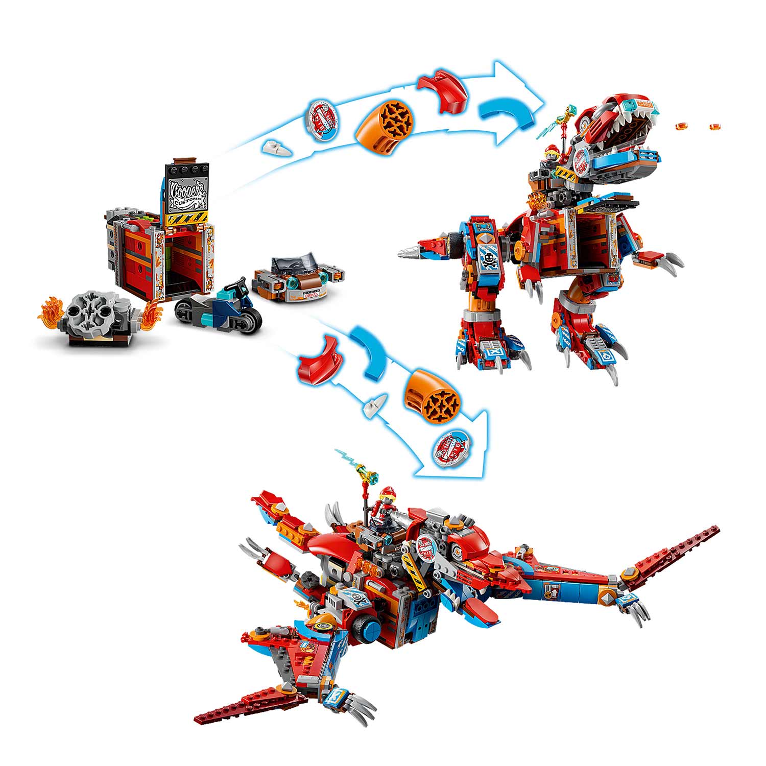 LEGO® DREAMZzz™ - Robô Dinossauro C-Rex do Cooper - 71484 ( Imagem 3 de 4 ) - Preview