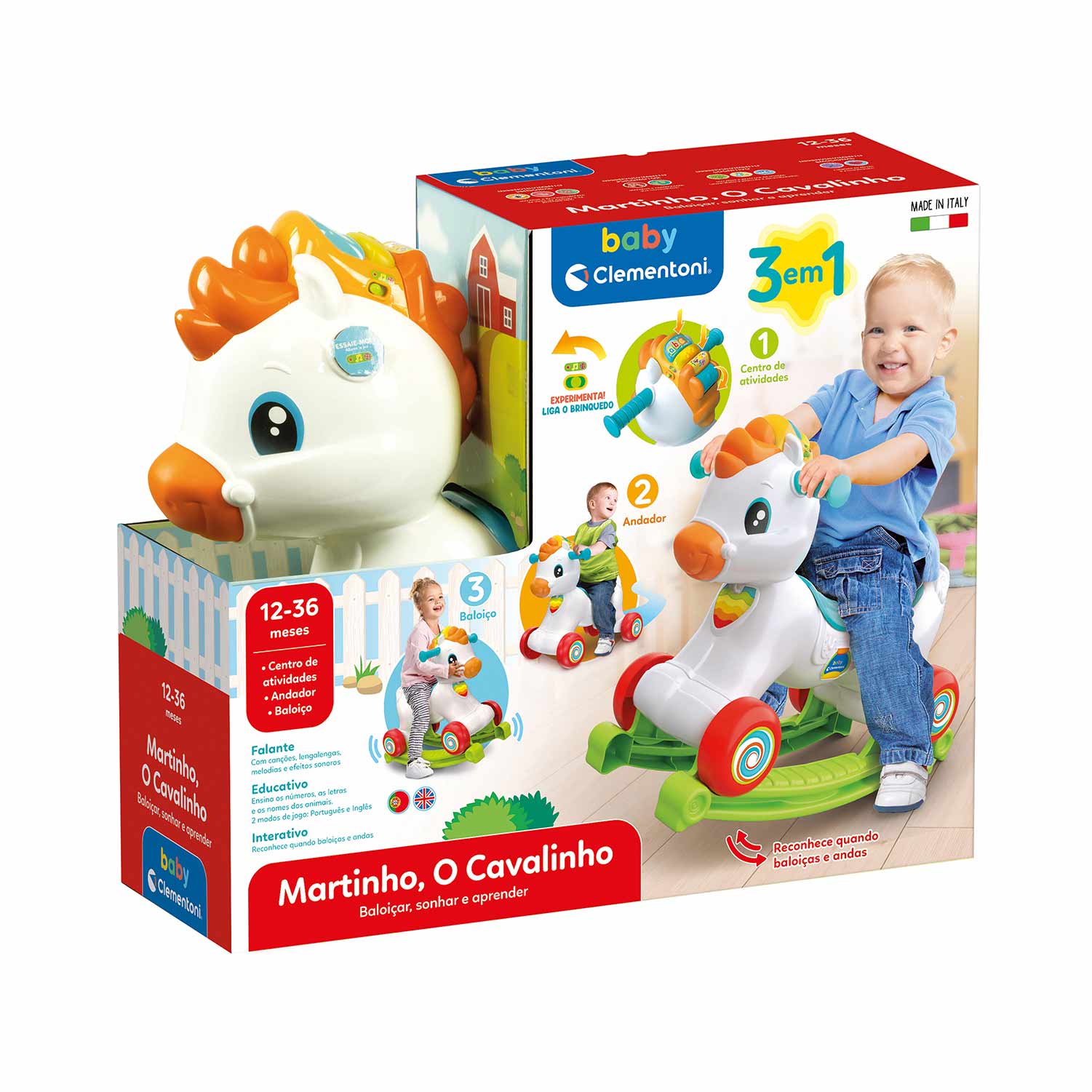 Martinho, O Cavalinho Clementoni Baby 67382 ( Imagem 4 de 4 ) - Preview