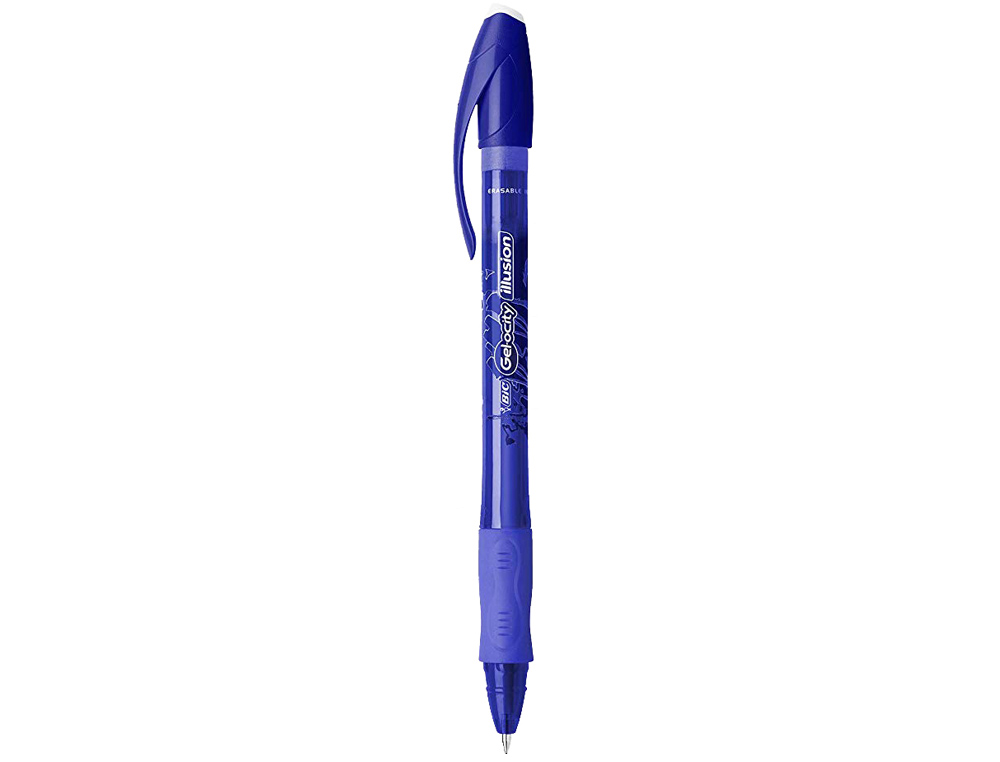 Esferografica bic gelocity illusion apagavel azul ponta de 0,7 mm (12 unidades) ( Imagem 2 de 6 ) - Preview