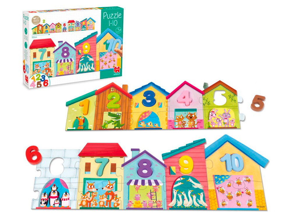 Puzzle Goula 1-10 duo 20 peças ( Imagem 3 de 4 ) - Preview