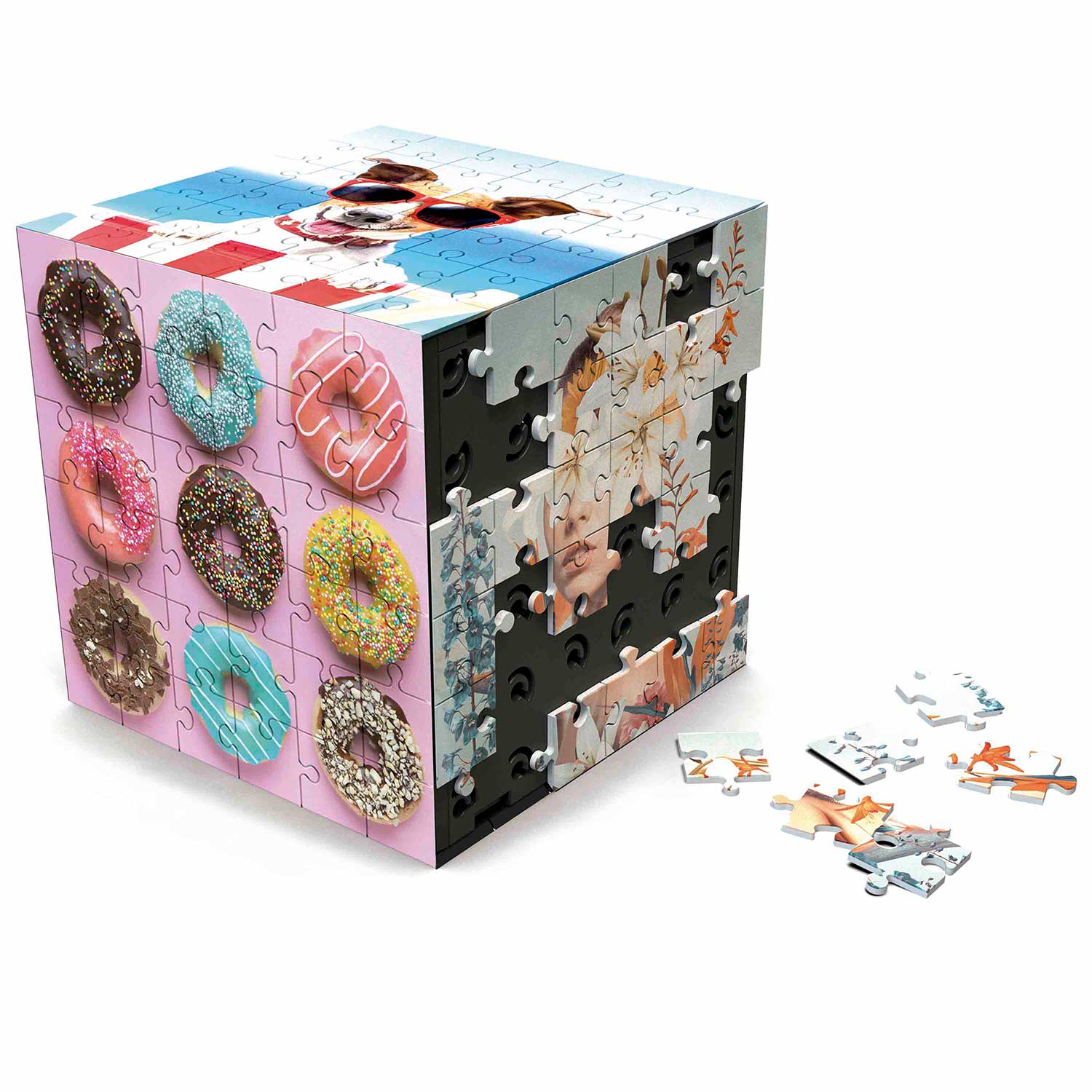 3D Puzzle Cube - Animais 216 Peças Educa 20125 ( Imagem 2 de 3 ) - Preview
