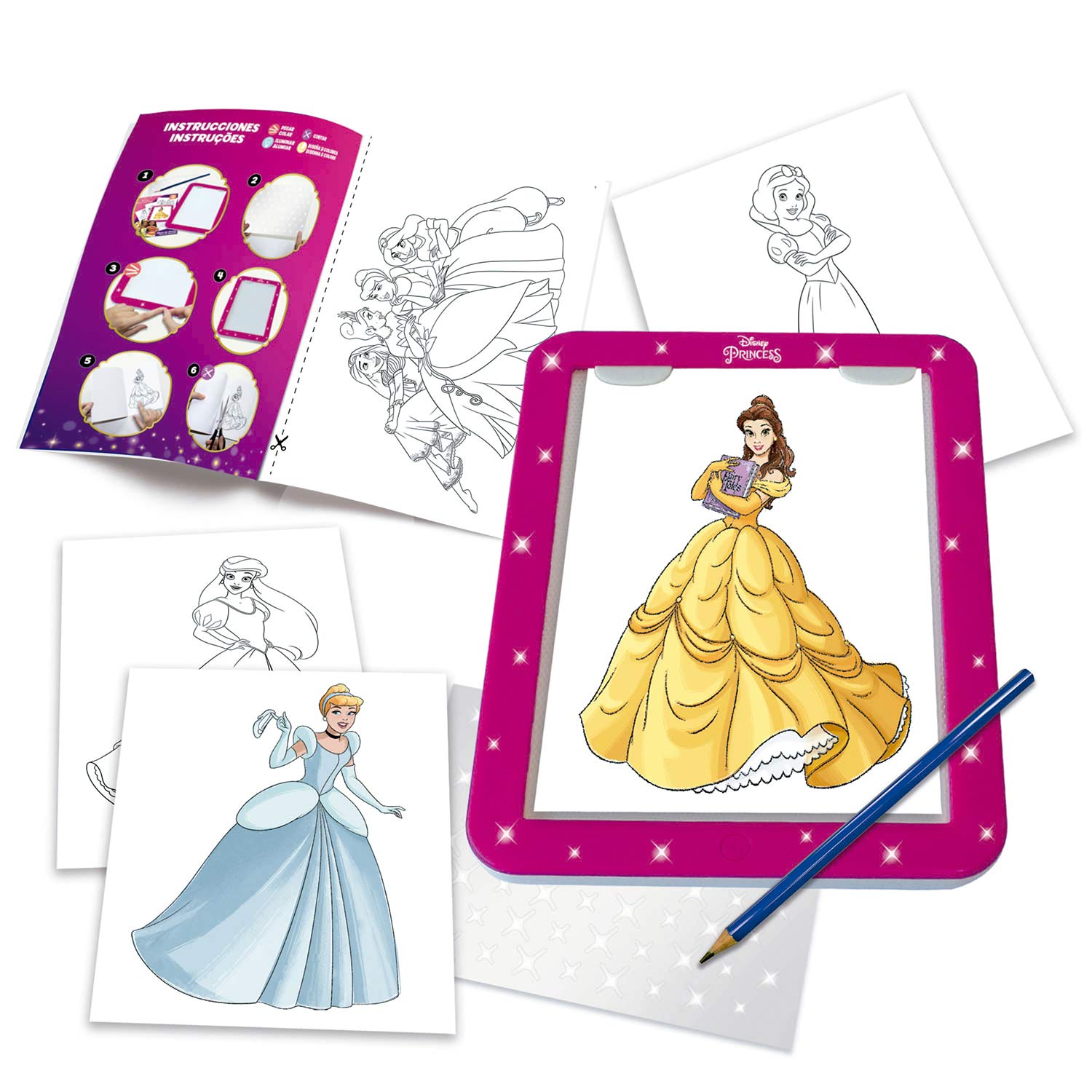 Mesa De Desenho Disney Princess Educa 20006 ( Imagem 2 de 4 ) - Preview