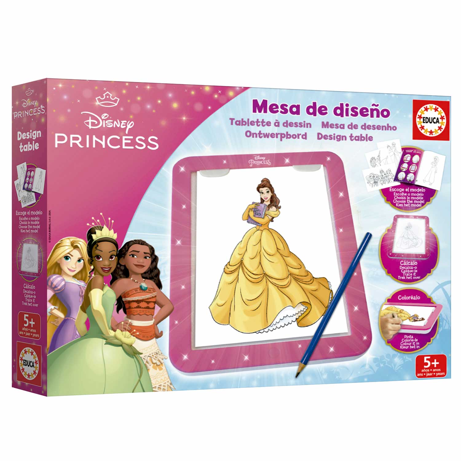Mesa De Desenho Disney Princess Educa 20006 ( Imagem 4 de 4 ) - Preview