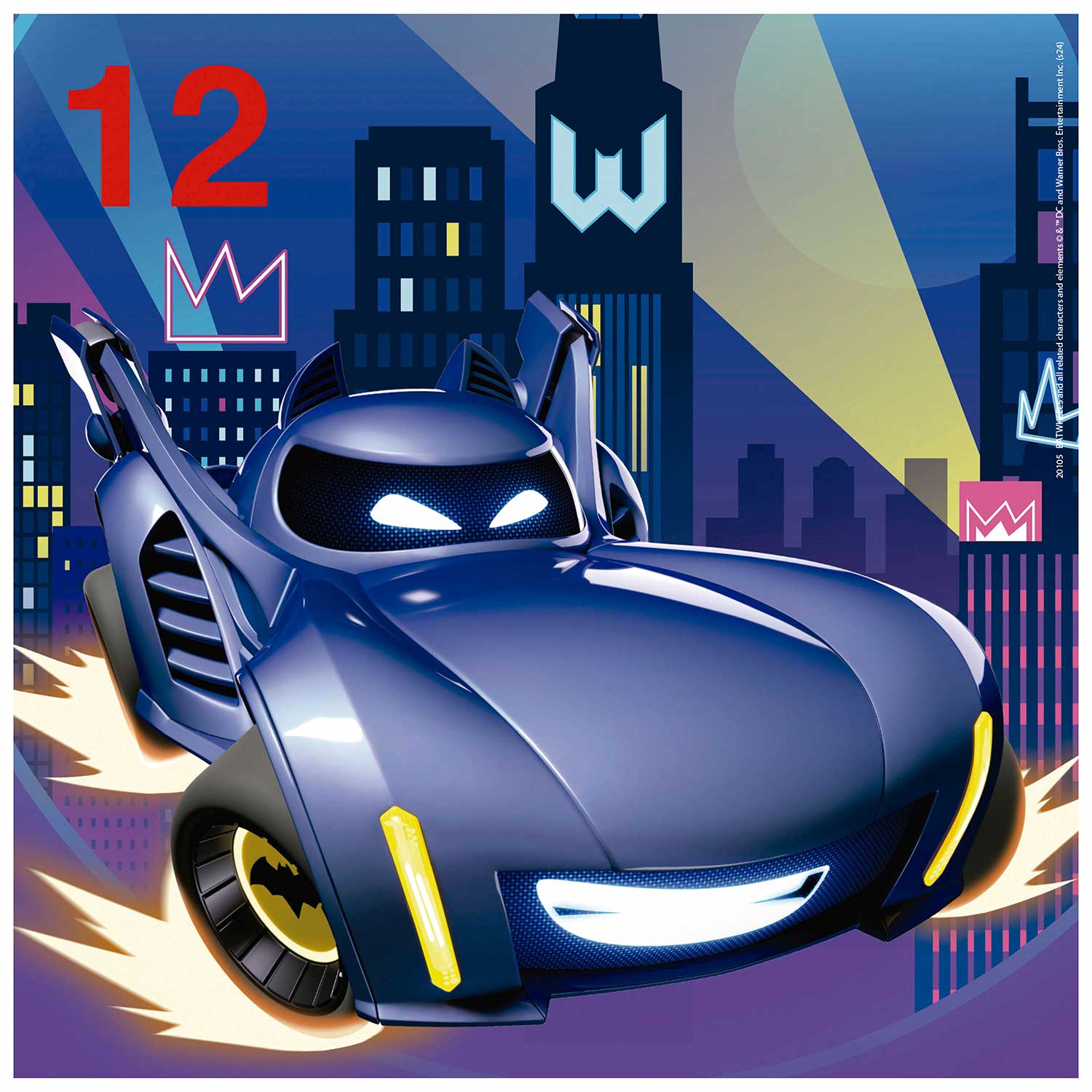 4 Puzzles Progressivos Educa 12-16-20-25 Batwheels ( Imagem 2 de 4 ) - Preview