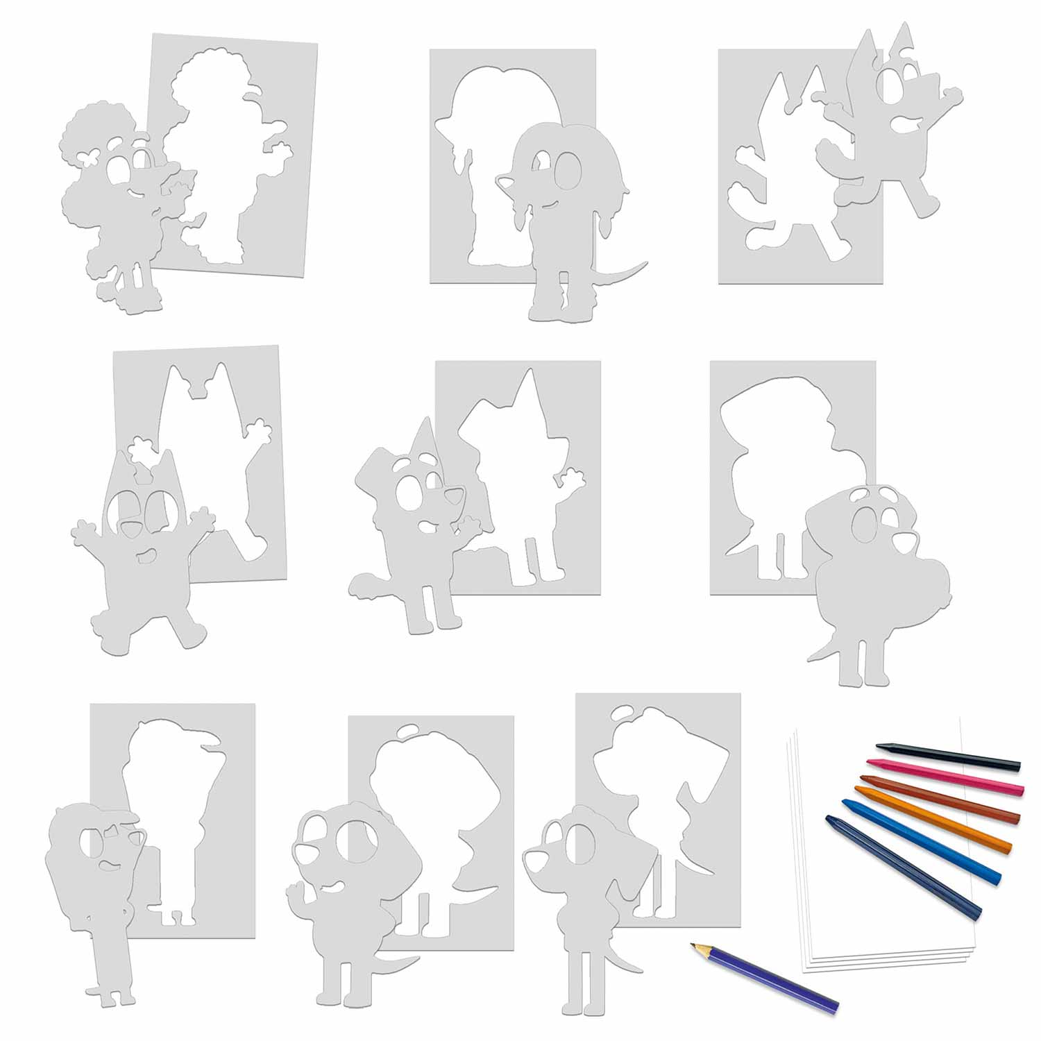 Templates Bluey "Creative Activity Set" ( Imagem 2 de 4 ) - Preview