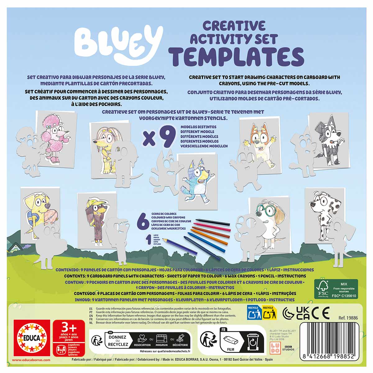 Templates Bluey "Creative Activity Set" ( Imagem 3 de 4 ) - Preview