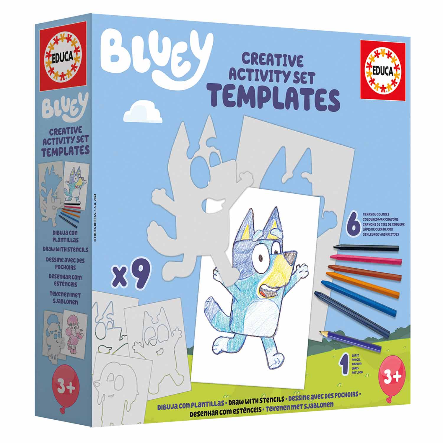 Templates Bluey "Creative Activity Set" ( Imagem 4 de 4 ) - Preview