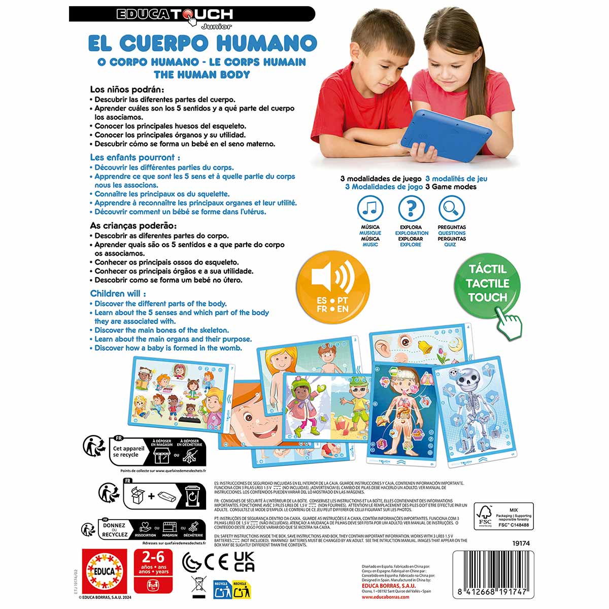 Educa Touch Junior O Corpo Humano ( Imagem 3 de 4 ) - Preview