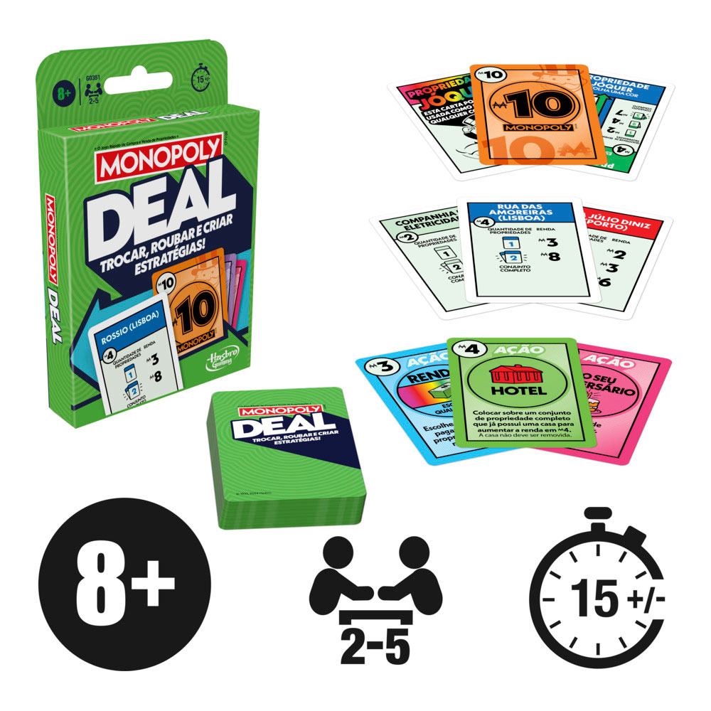 Monopolio Deal Cartas Refresh Hasbro Gaming G0351190 ( Imagem 3 de 4 ) - Preview