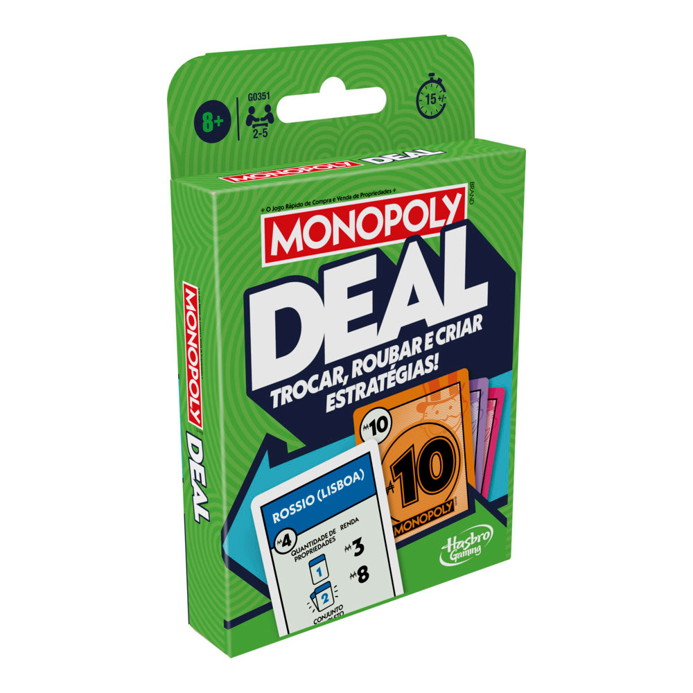 Monopolio Deal Cartas Refresh Hasbro Gaming G0351190 ( Imagem 4 de 4 ) - Preview