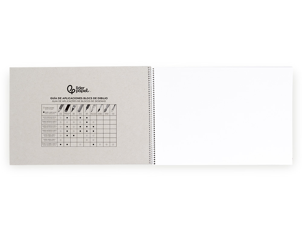 Bloco desenho liderpapel 20fls. 90grs tamanho 230x325 mm ( Imagem 3 de 10 ) - Preview