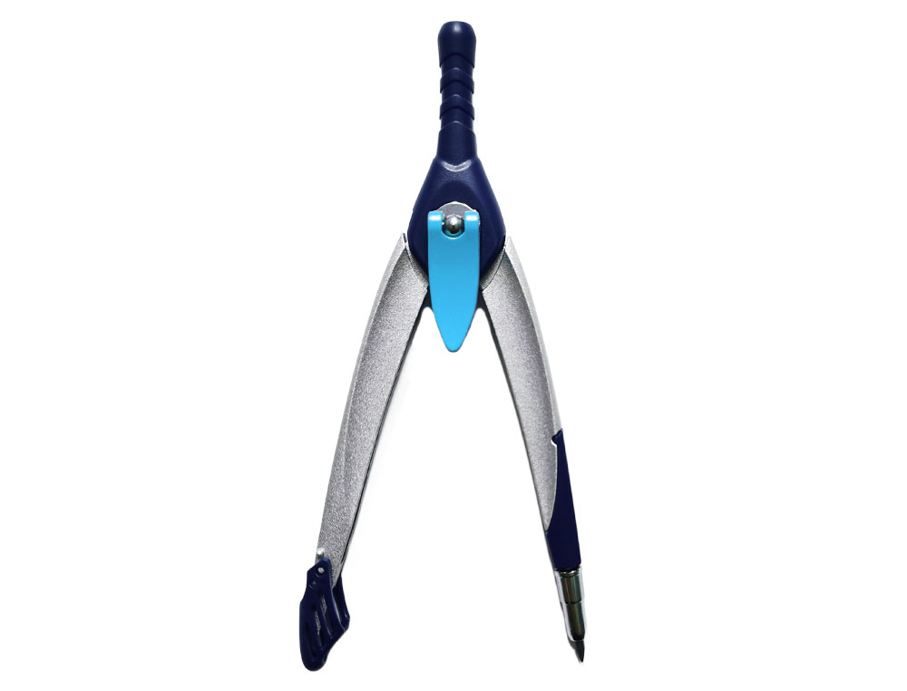 Compasso liderpapel lock device com adaptador universal e tubo de minas cor azul escuro ( Imagem 3 de 5 ) - Preview