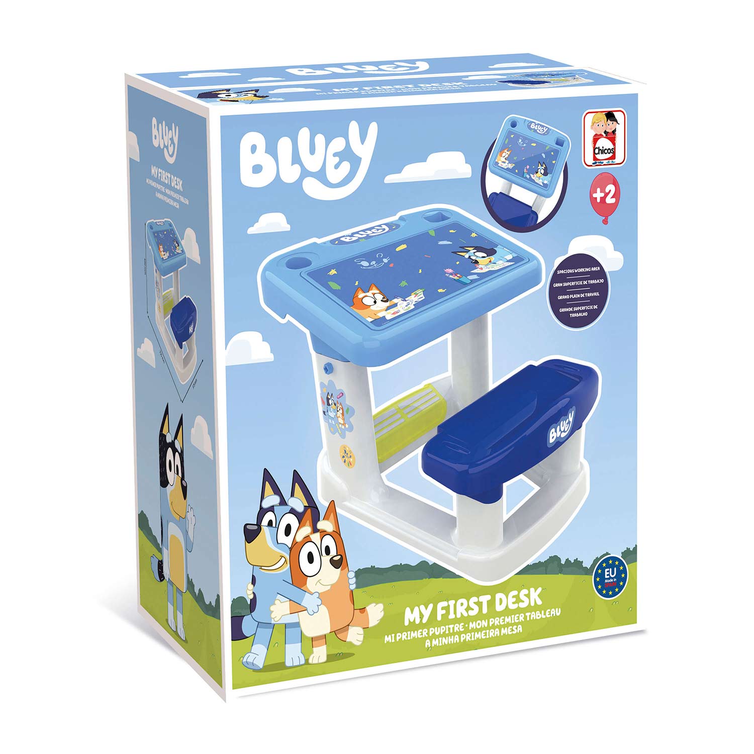 Secretária Bluey com banco CHICOS ( Imagem 4 de 4 ) - Preview